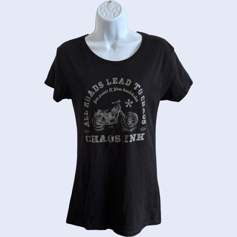 Spectra S Casual Graphic Tee Black Soft